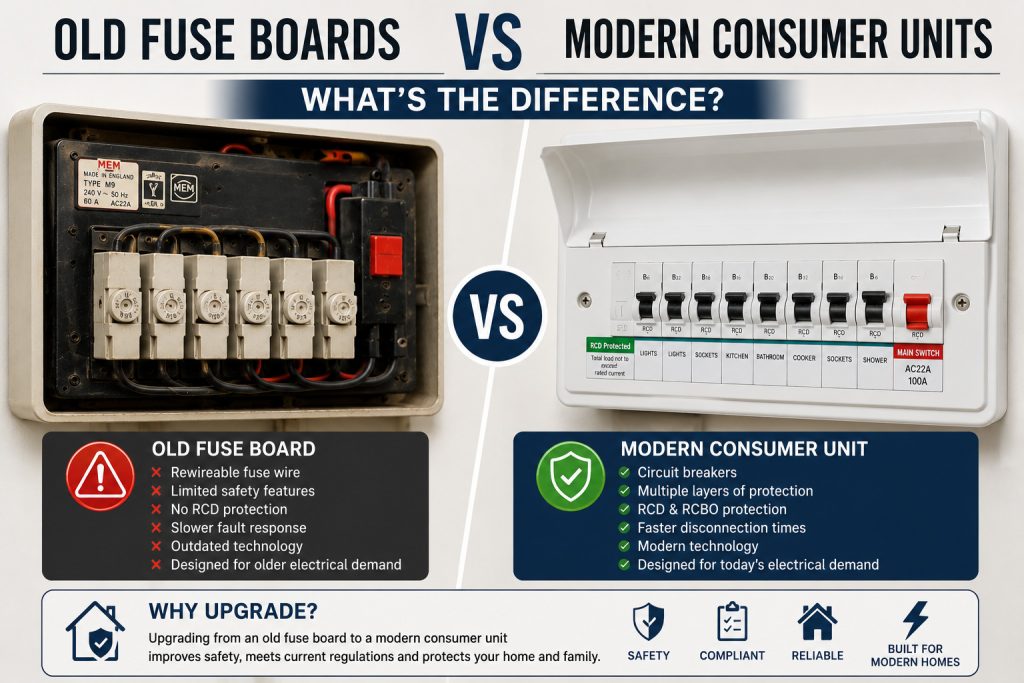 What Is the Difference Between Old Fuse Boards and Modern Consumer Units?